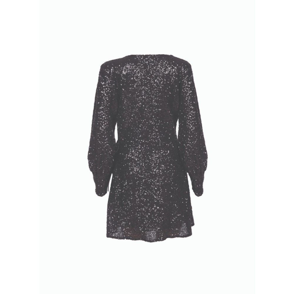MALIE Black Sequins Fame Dress