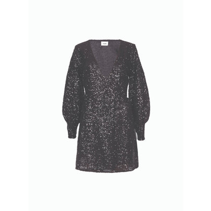 MALIE Black Sequins Fame Dress