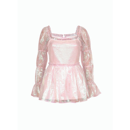 MALIE Holographic Sequin Aura Dress