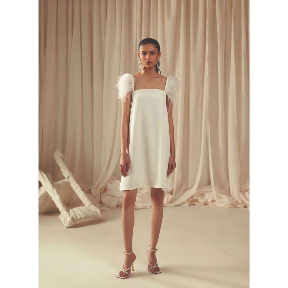 MALIE A Line White Casablanca Dress