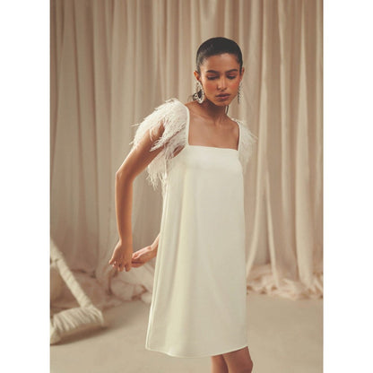 MALIE A Line White Casablanca Dress