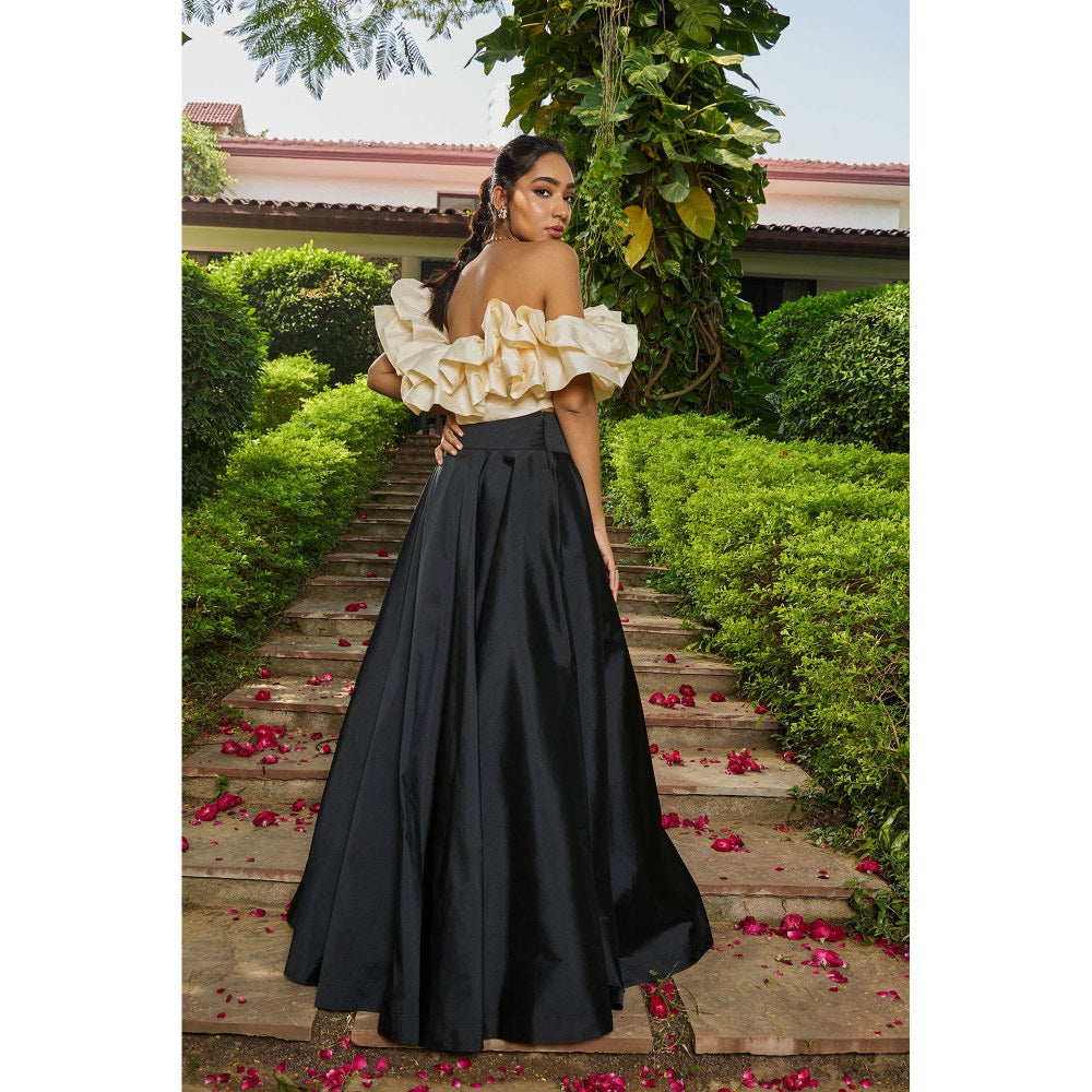 MALIE Full Length Black 'Pheonix Skirt