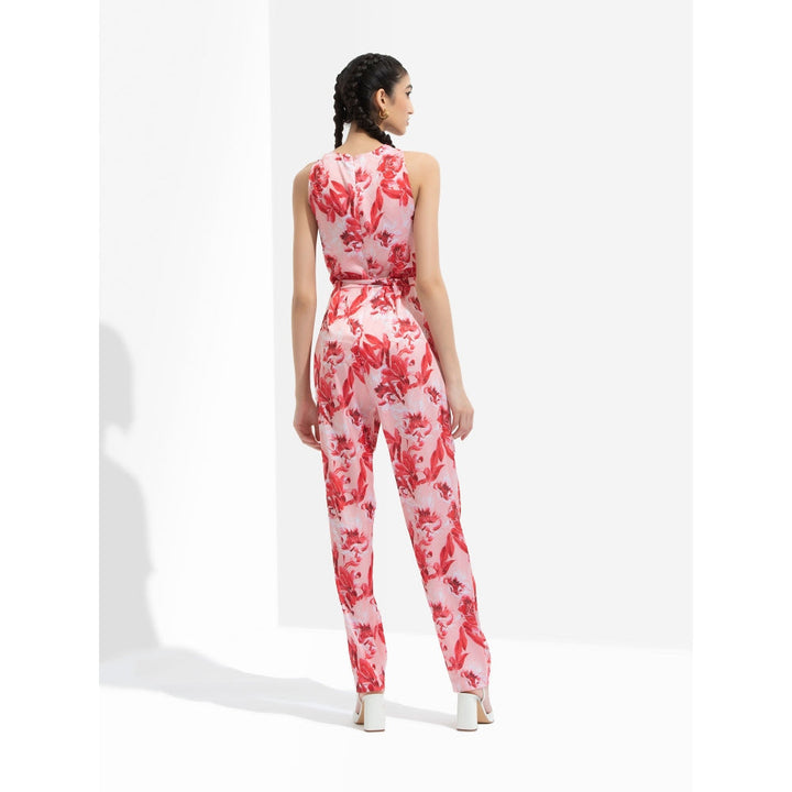 MANDIRA WIRK Mirrai Printed Jumpsuit Pink