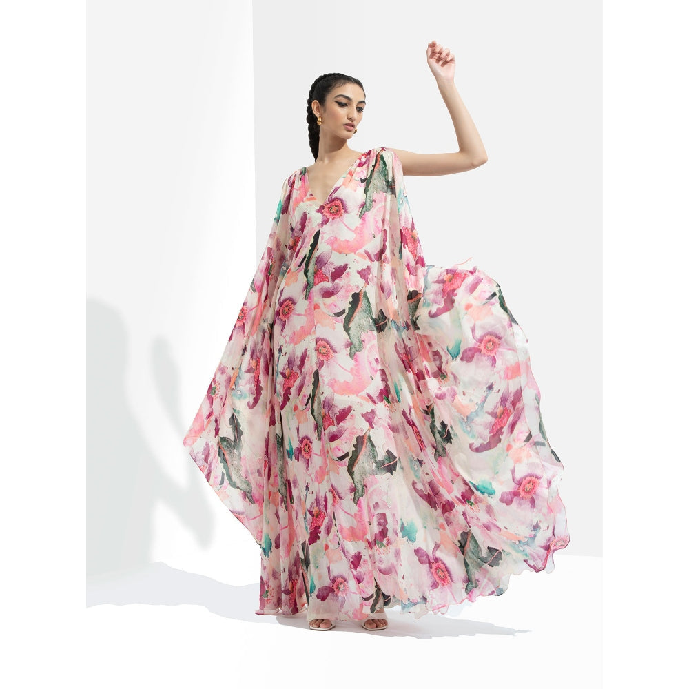 MANDIRA WIRK Azalea Printed Kaftan Multi-Color