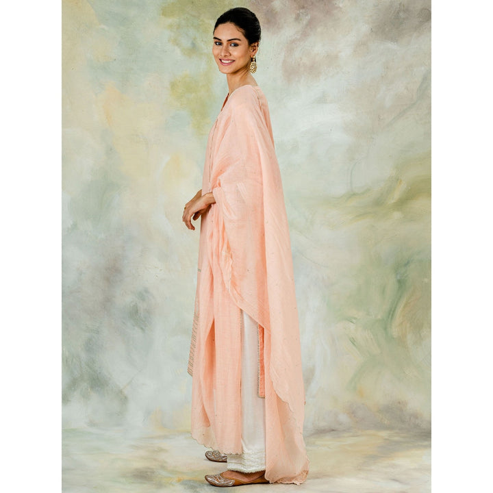 Mandira Wirk Classic Straight Embellished Kurta With Pant And Dupatta (Set of 3)