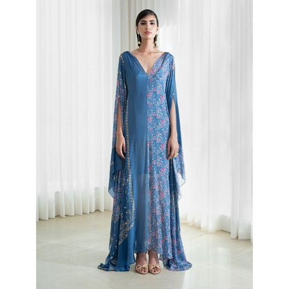Mandira Wirk Blue Kaftan