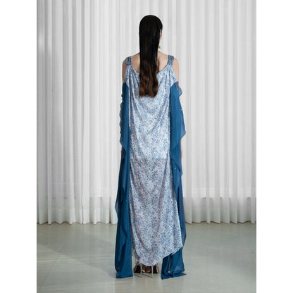 Mandira Wirk Blue Kaftan