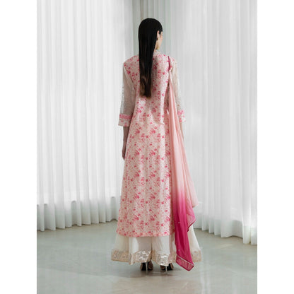 Mandira Wirk Pink Kurta (Set of 3)