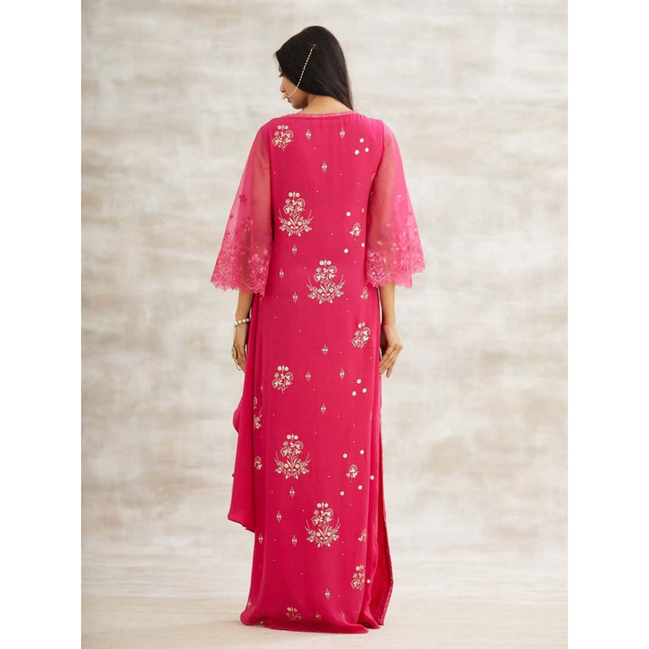 MANDIRA WIRK Pink Embellished Dress