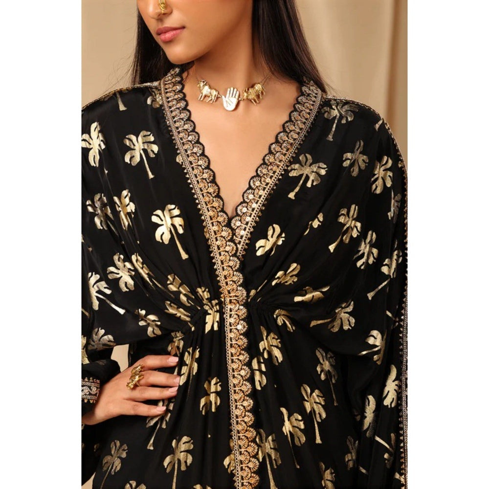 Masaba Black Coco Kaftan (Set of 2)