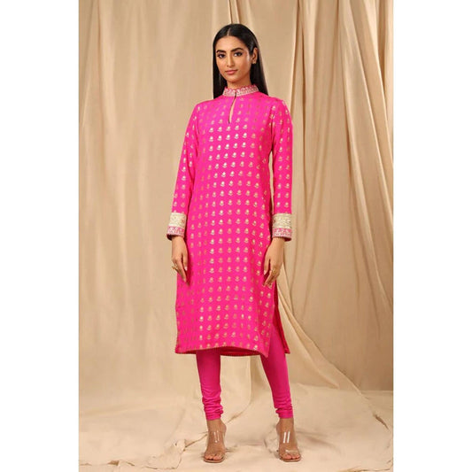 Masaba Hot Pink Wallflower Kurta (Set of 2)