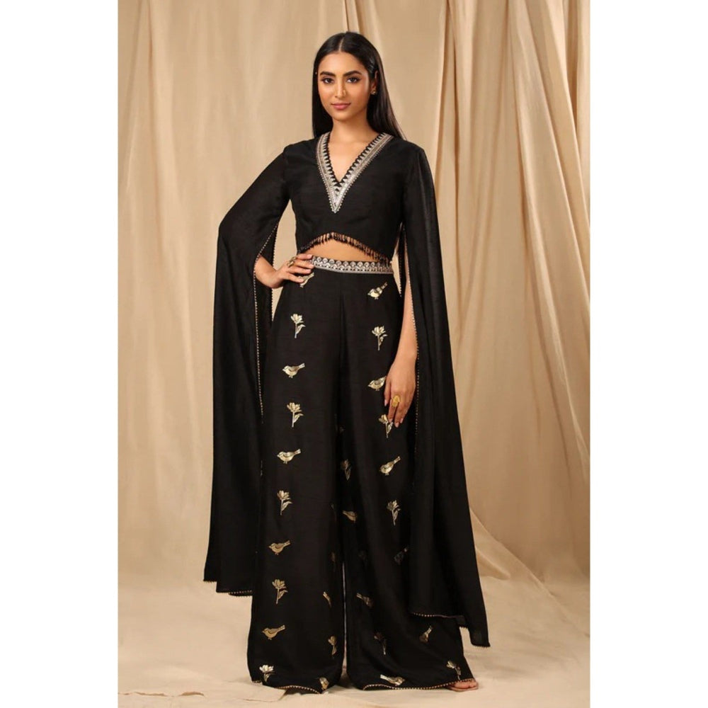 Masaba Black Vintage Fiona Palazzo (Set of 2)