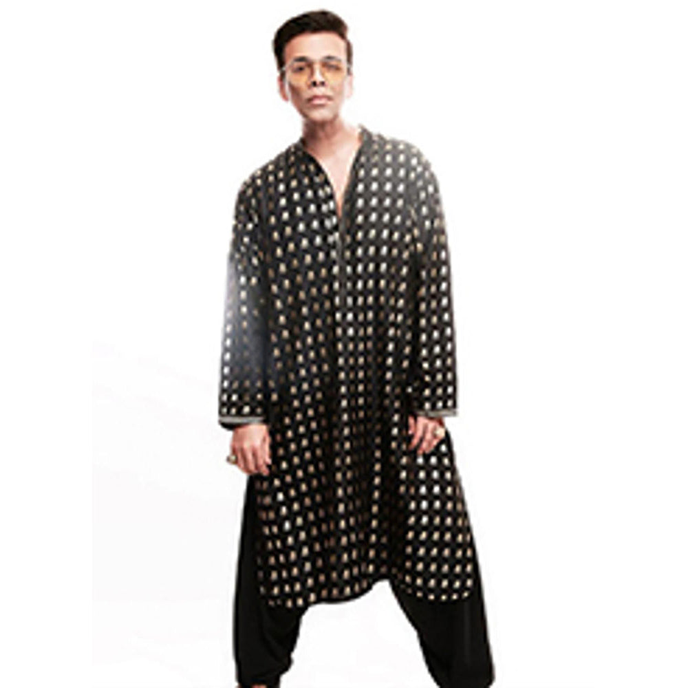 Masaba Black Wallflower Kurta