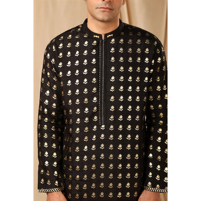 Masaba Black Wallflower Kurta