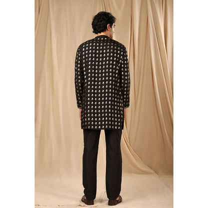 Masaba Black Wallflower Kurta