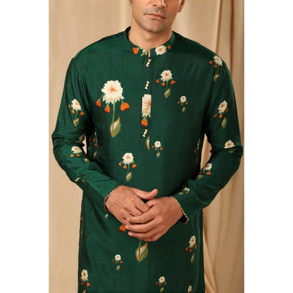 Masaba Bottle Green Buttercup Men Kurta