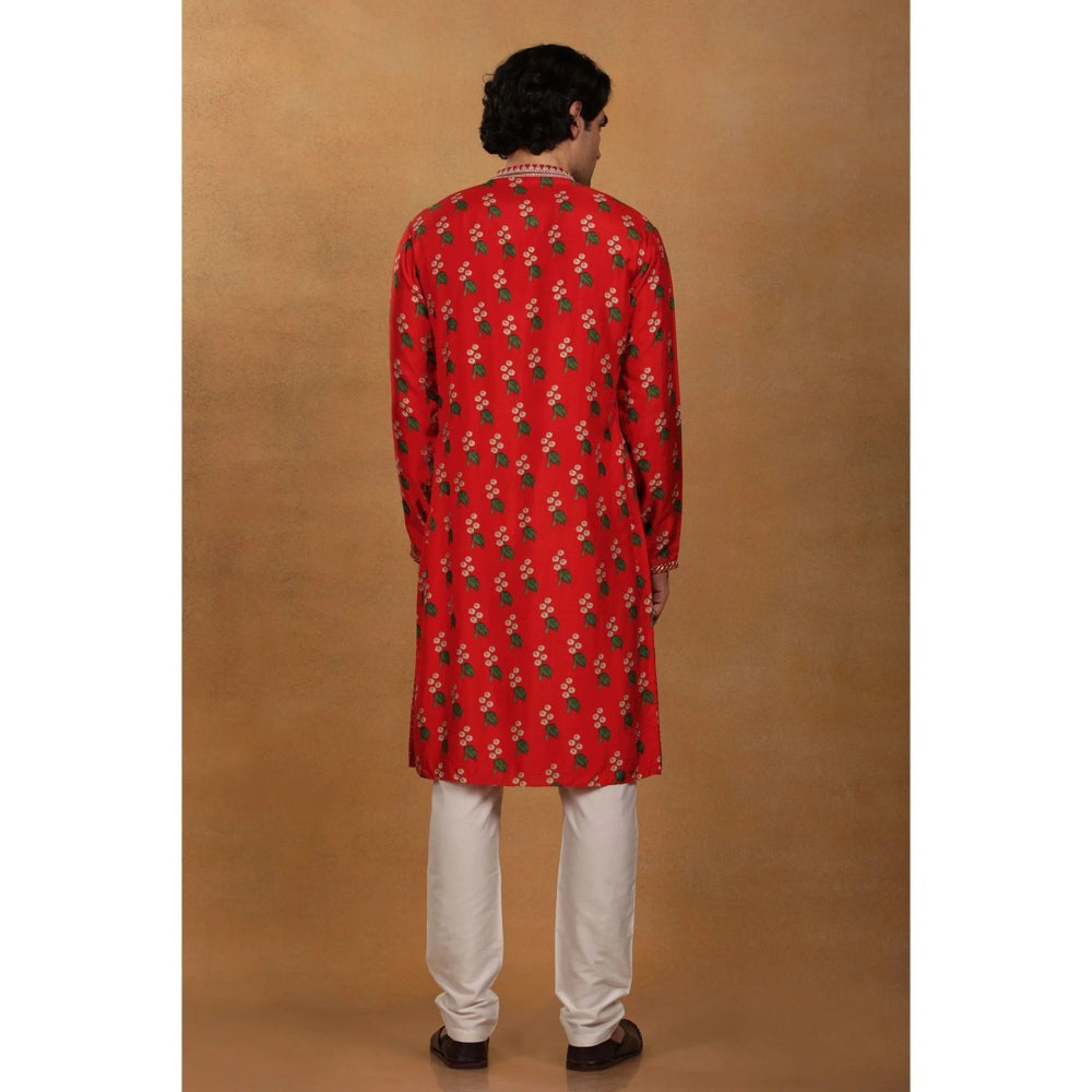 Masaba Red Cotton Candy Kurta