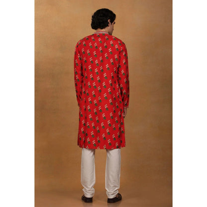 Masaba Red Cotton Candy Kurta