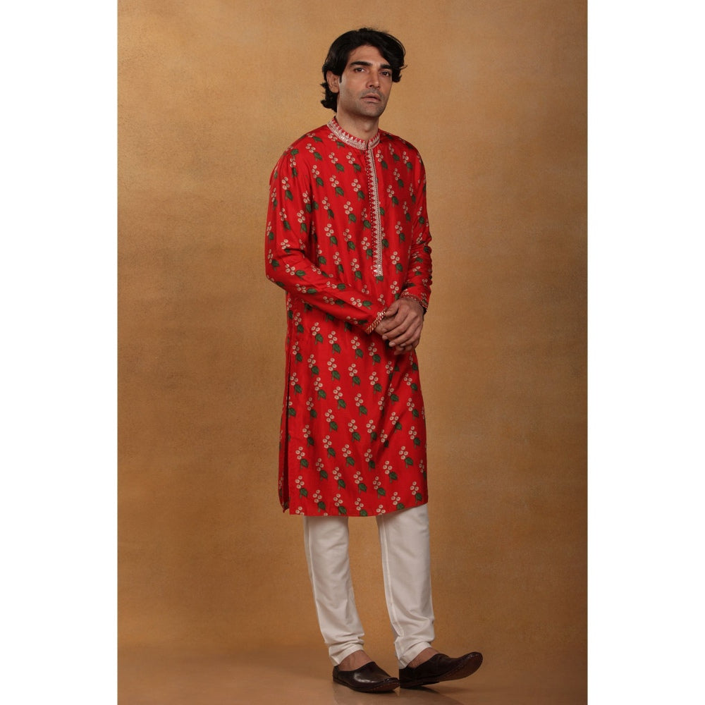 Masaba Red Cotton Candy Kurta