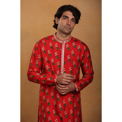 Masaba Red Cotton Candy Kurta