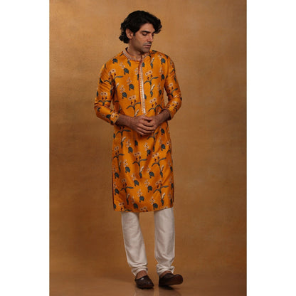 Masaba Mustard Spring Blossom Kurta