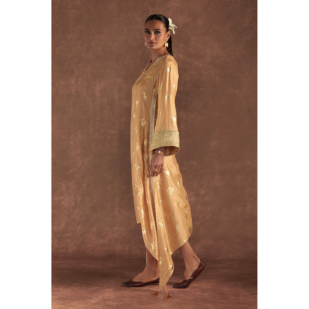 Masaba Beige Irisbud Kaftan (Set of 2)