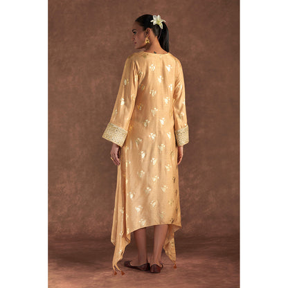 Masaba Beige Irisbud Kaftan (Set of 2)