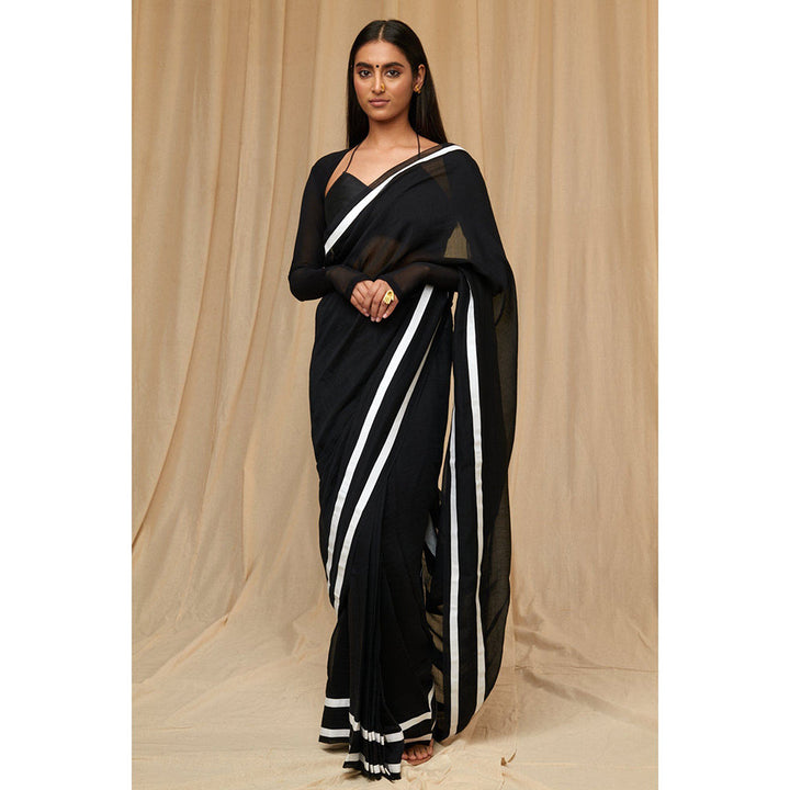 Masaba Chand-Baby Sportee Saree with Unstitched Blouse