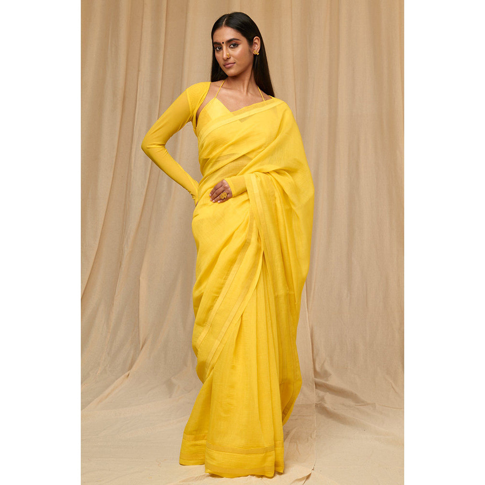 Masaba Metha-Aam Sportee Saree with Unstitched Blouse