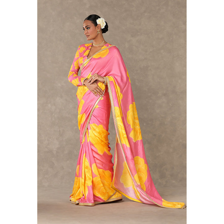 Masaba Pink Gulaab Saree with Unstitched Blouse