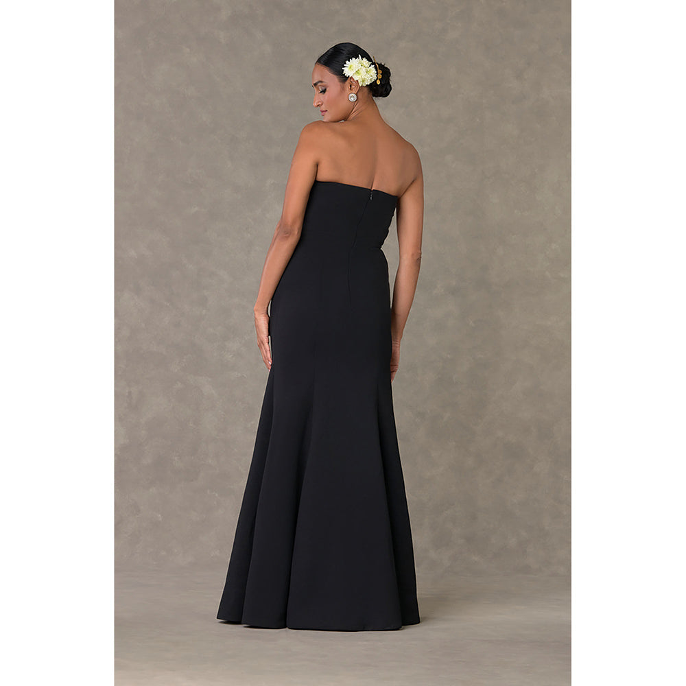 Masaba Black Son-Chidiya Cape & Gown (Set of 2)