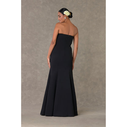 Masaba Black Son-Chidiya Cape & Gown (Set of 2)