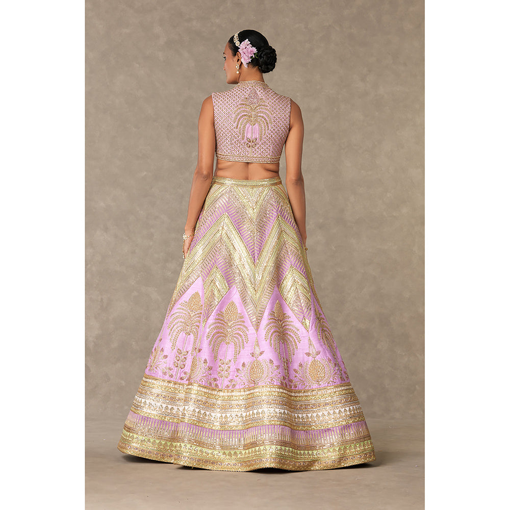 Masaba Lilac Anar-Phool Lehenga Choli with Dupatta & Can Can Skirt (Set of 4)