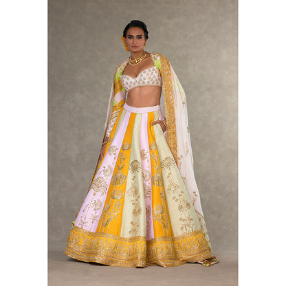 Masaba Nimbu Mirchi Lehenga Choli with Dupatta & Can Can Skirt (Set of 4)