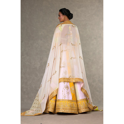 Masaba Nimbu Mirchi Lehenga Choli with Dupatta & Can Can Skirt (Set of 4)