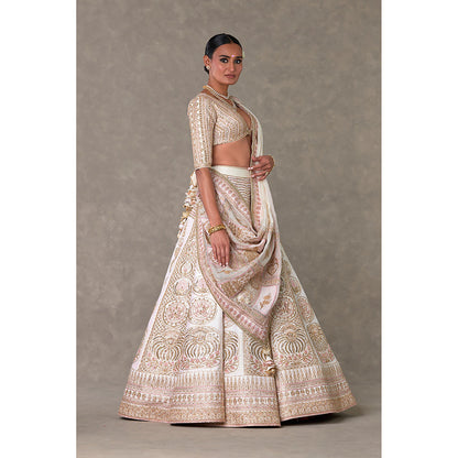 Masaba Ivory Bagh-E-Bahar Lehenga Choli with Dupatta & Can Can Skirt (Set of 4)