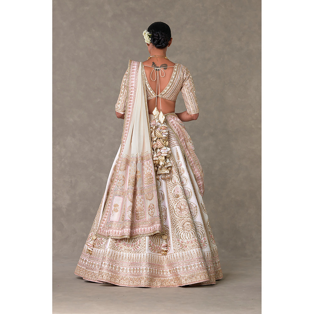Masaba Ivory Bagh-E-Bahar Lehenga Choli with Dupatta & Can Can Skirt (Set of 4)