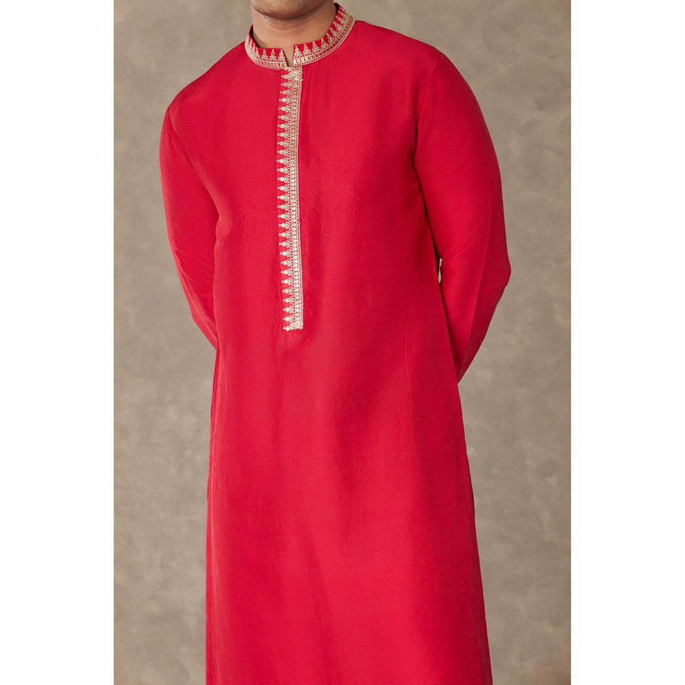 Masaba Red Anar Solid Kurta