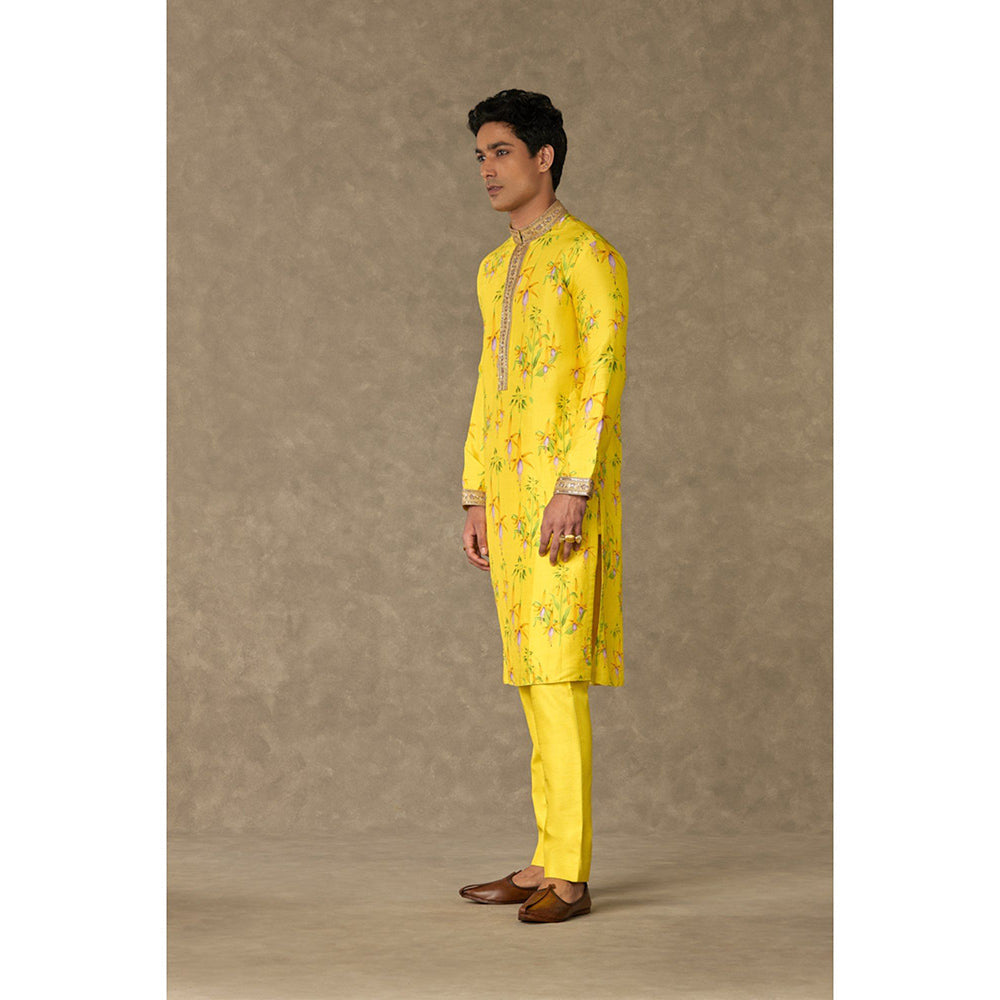 Masaba Lemon Yellow Juhi Floral Kurta