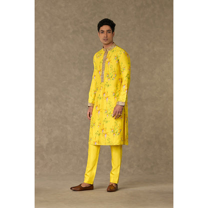 Masaba Lemon Yellow Juhi Floral Kurta