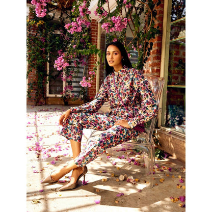 MEDHA BATRA Multi-Color Shirt And Pants Co-Ord (Set of 2)