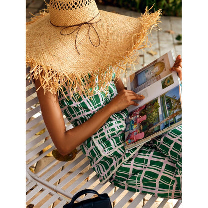 MEDHA BATRA Green Check Print Co-Ord (Set of 3)