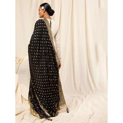 Masaba Vintage Bud Printed Anarkali And Sharara With Dupatta (Set Of 3)