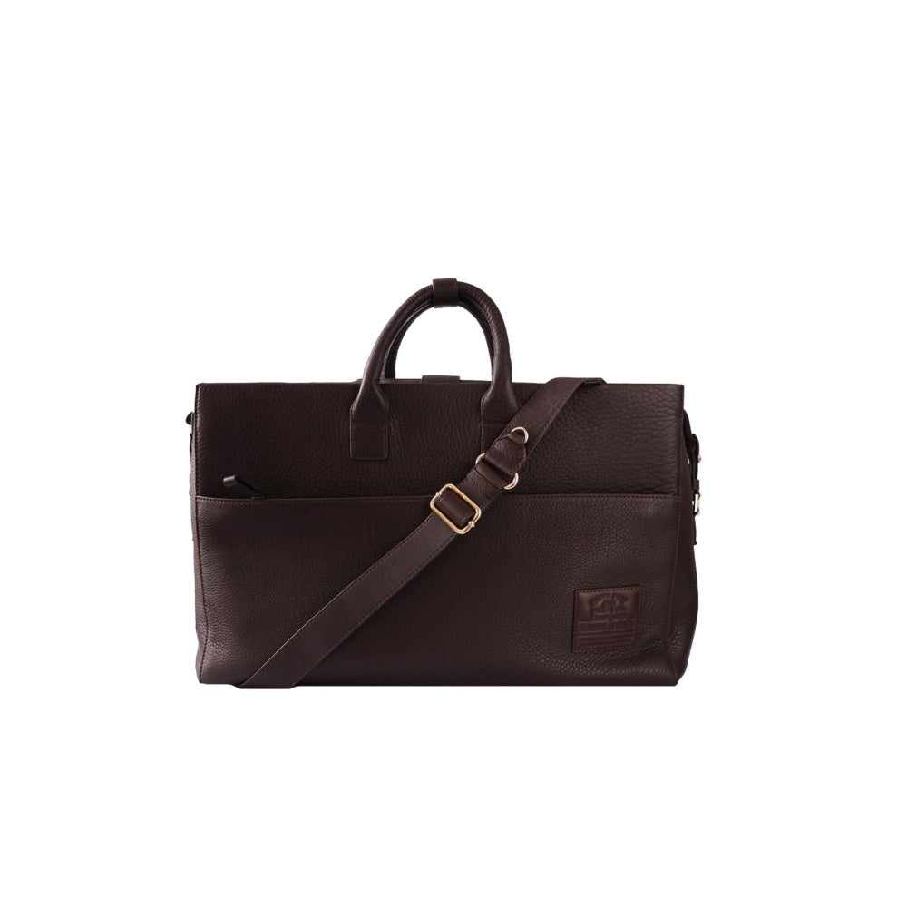 Nappa Dori Crusader Small Dark Brown Bag