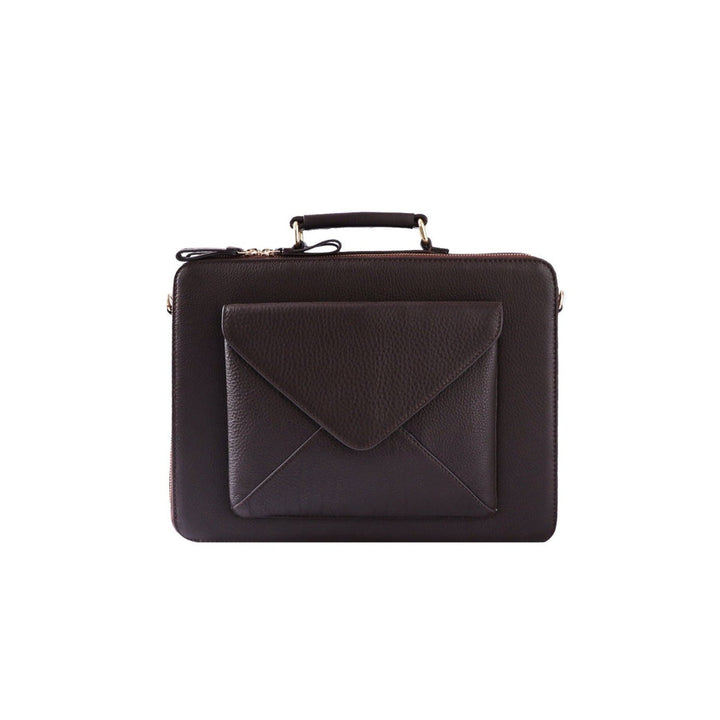 Nappa Dori Pioneer Dark Brown Laptop Bag