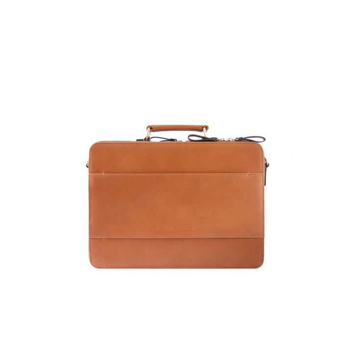 Nappa Dori Pioneer Tan Laptop Bag