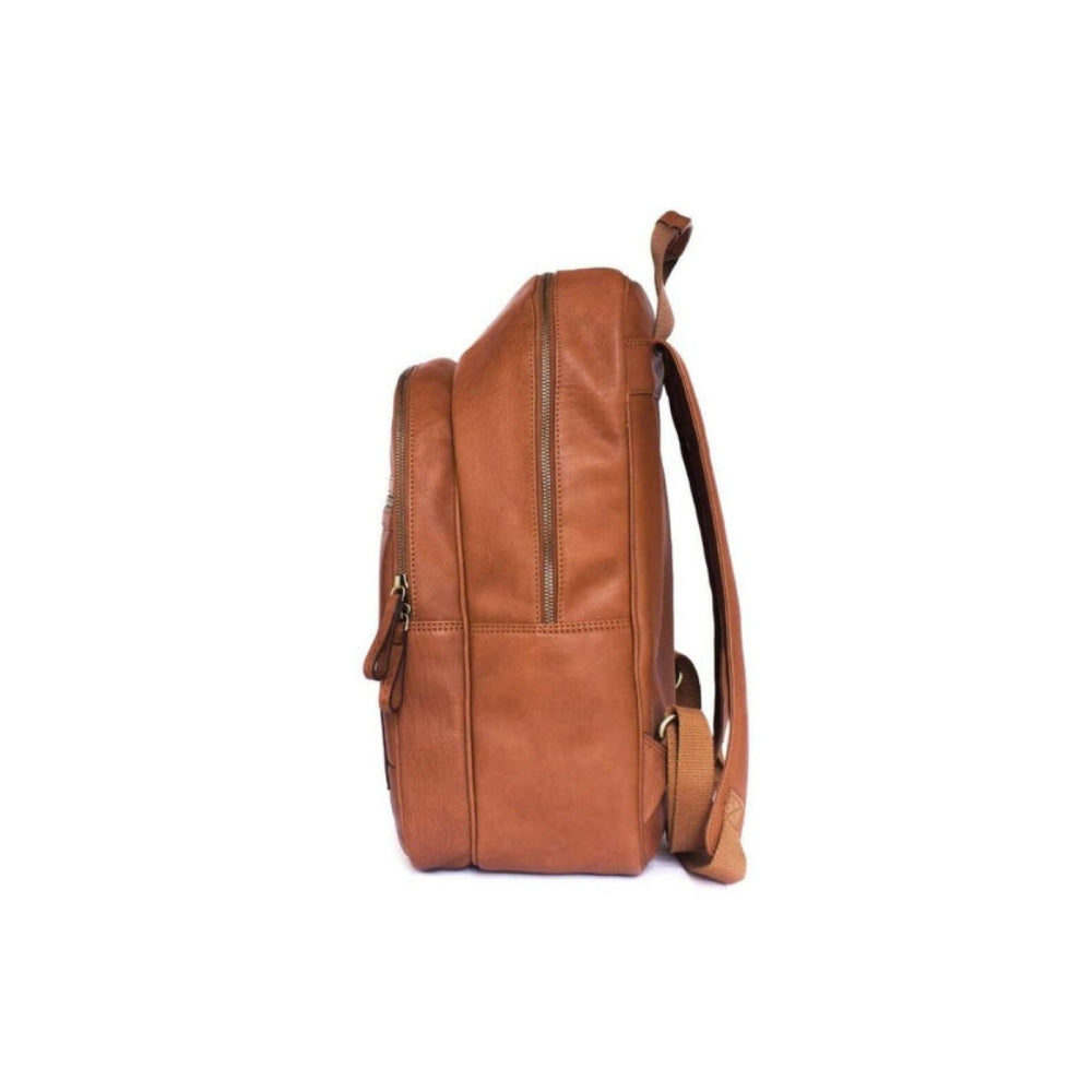 Nappa Dori Tan Alps Backpack Leather Bag