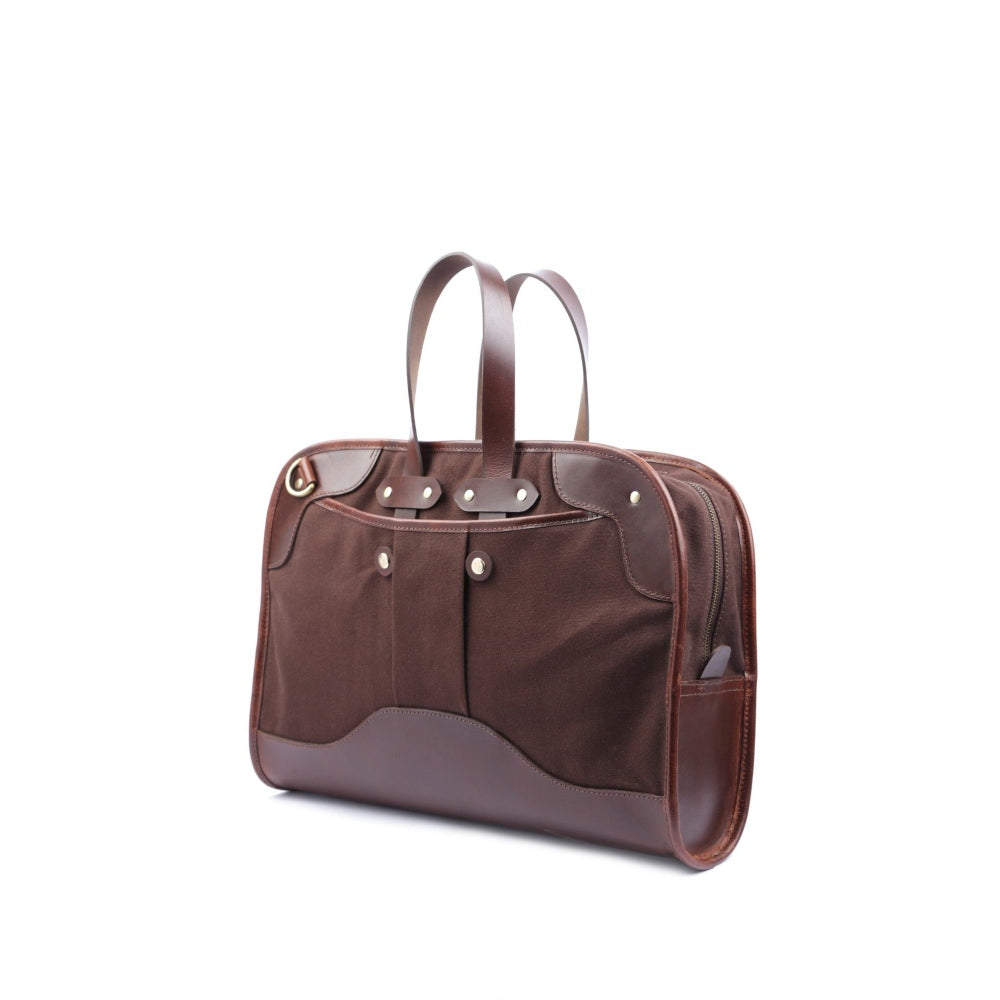 Nappa Dori Dark Brown Portfolio Bag