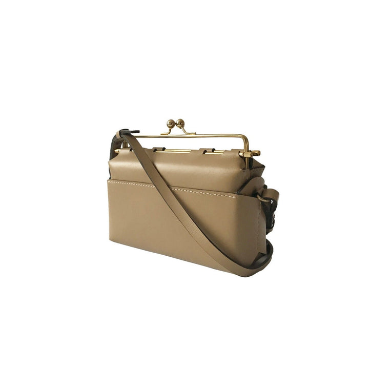 Nappa Dori Clay Kisslock Bag