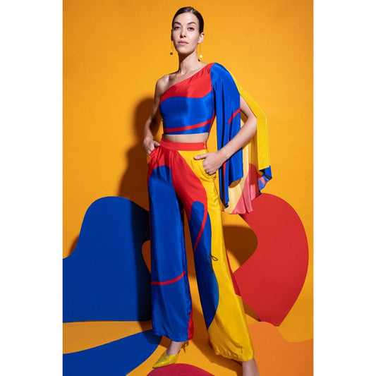 Nautanky Style Radar Multi One-Shoulder Set